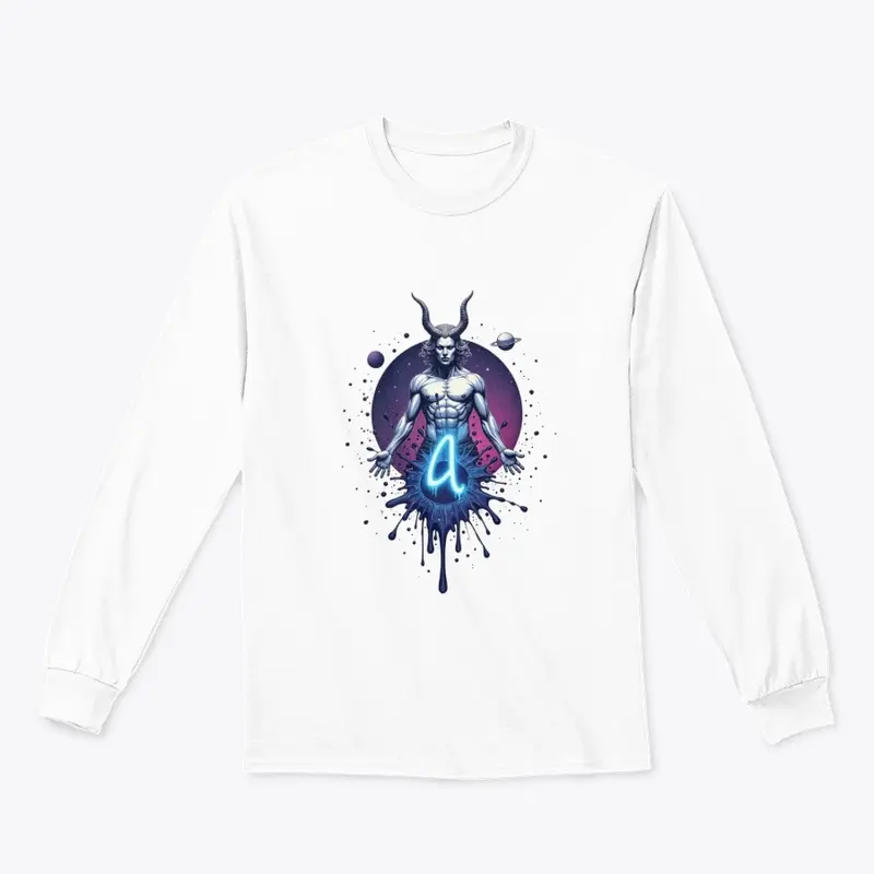 Capricorn Zodiac Design - Cosmic Goat