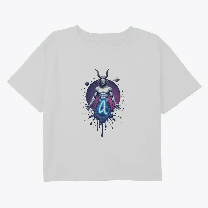 Capricorn Zodiac Design - Cosmic Goat