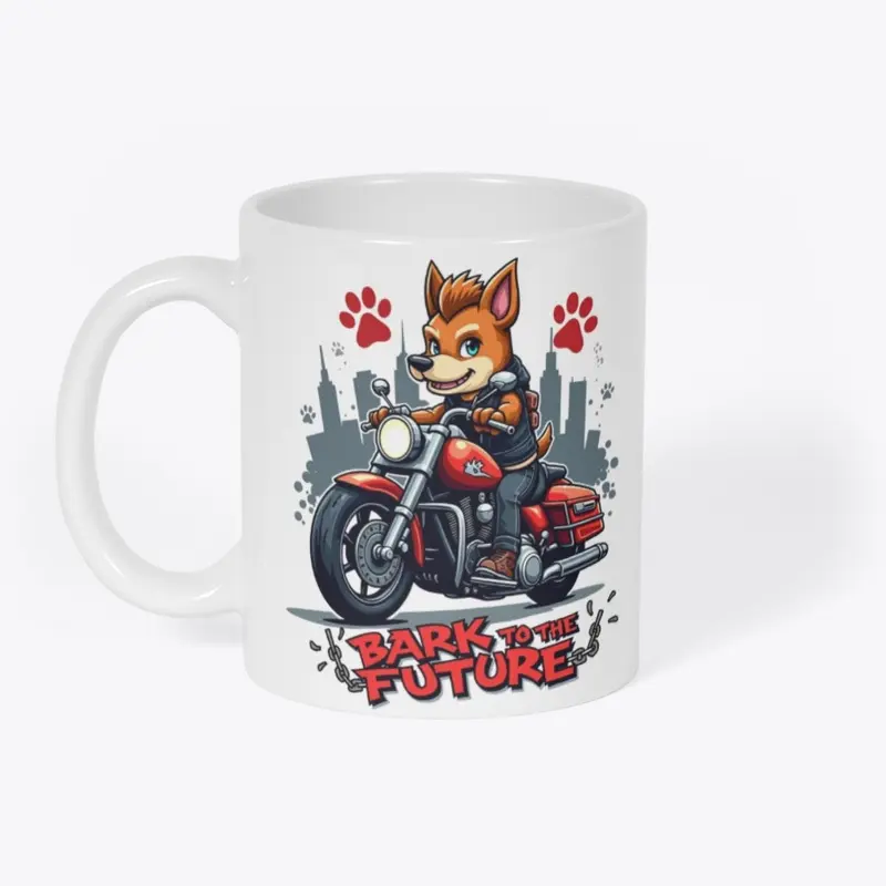 Bark to the Future - Biker Dog