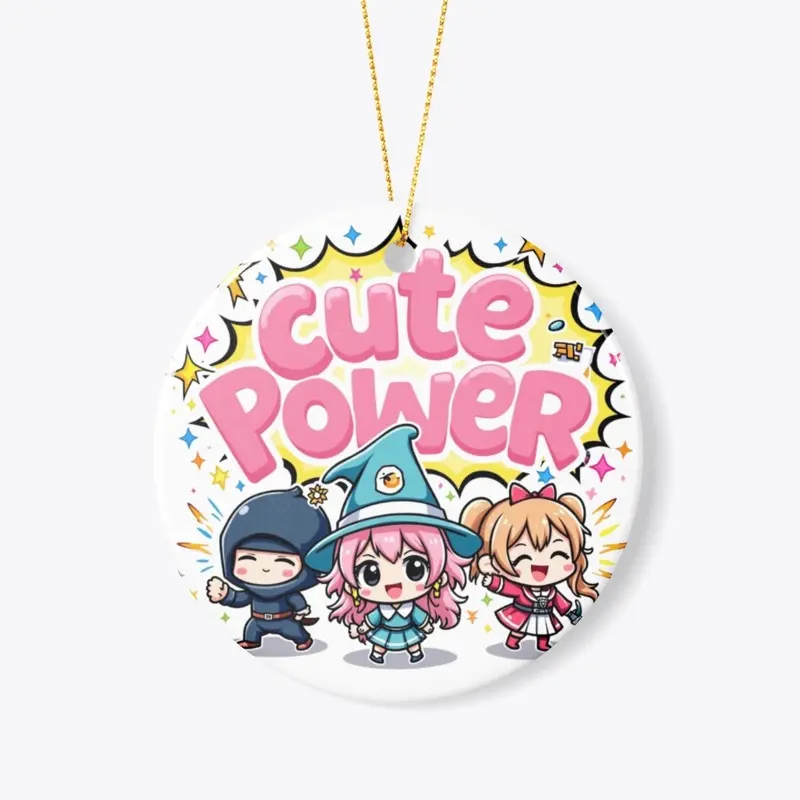 Cute Power Chibi Anime Trio Design