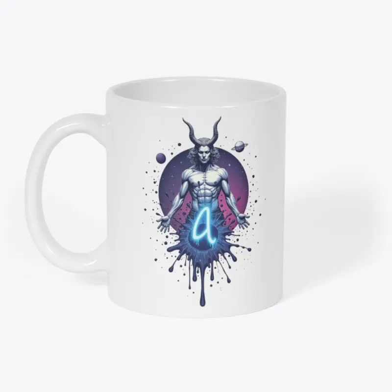 Capricorn Zodiac Design - Cosmic Goat