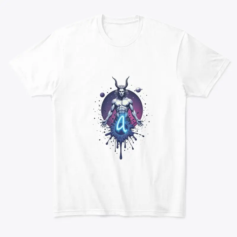 Capricorn Zodiac Design - Cosmic Goat