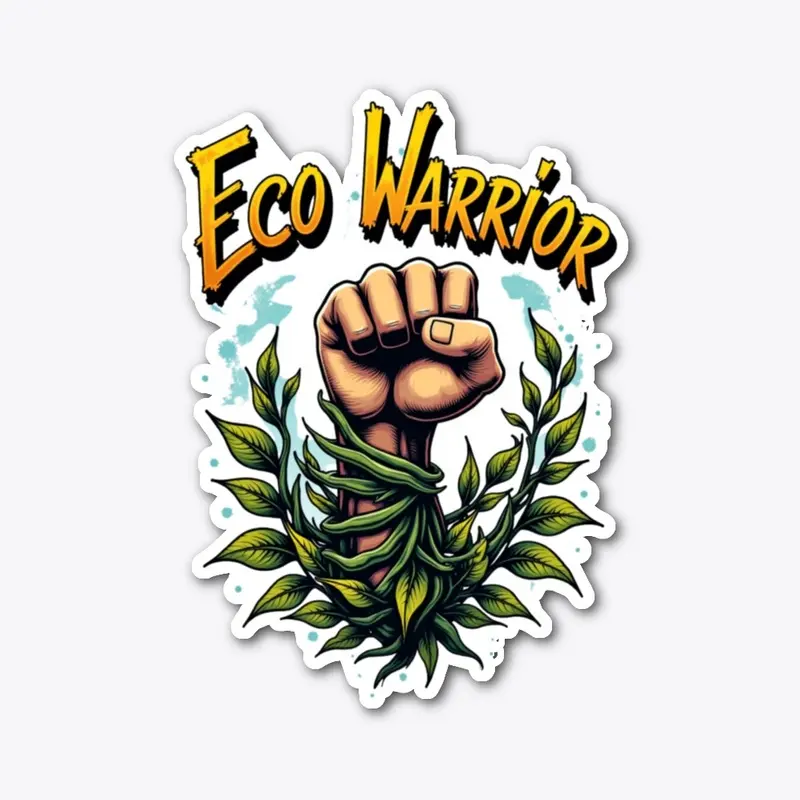 Eco Warrior Fist with Nature Elements